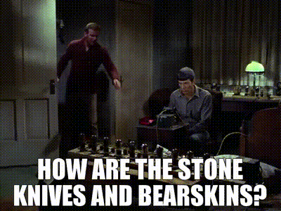stone knives and bearskins