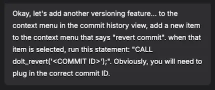 Bolt revert commit prompt