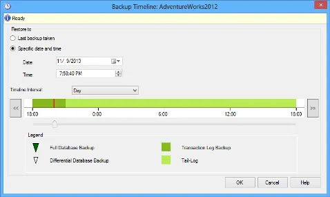 restoring from backup