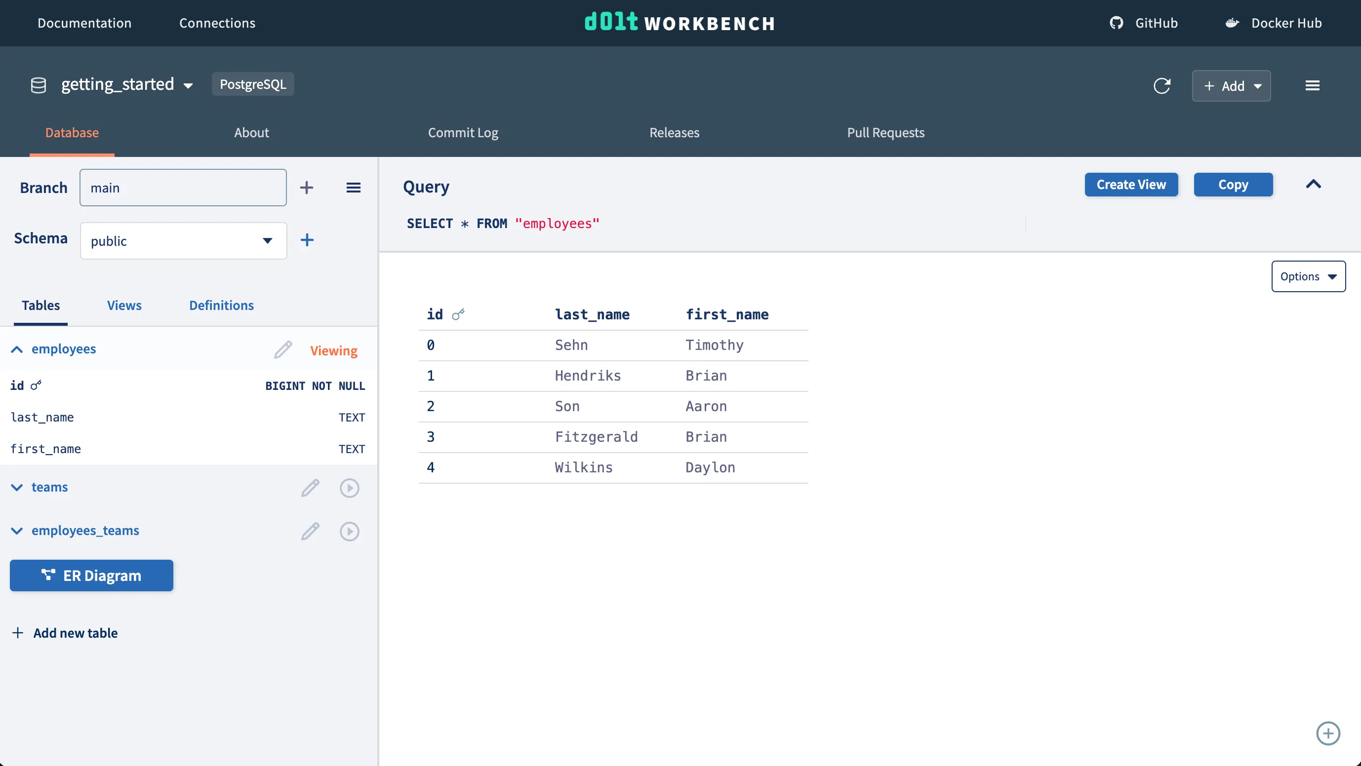Postgres after modifications