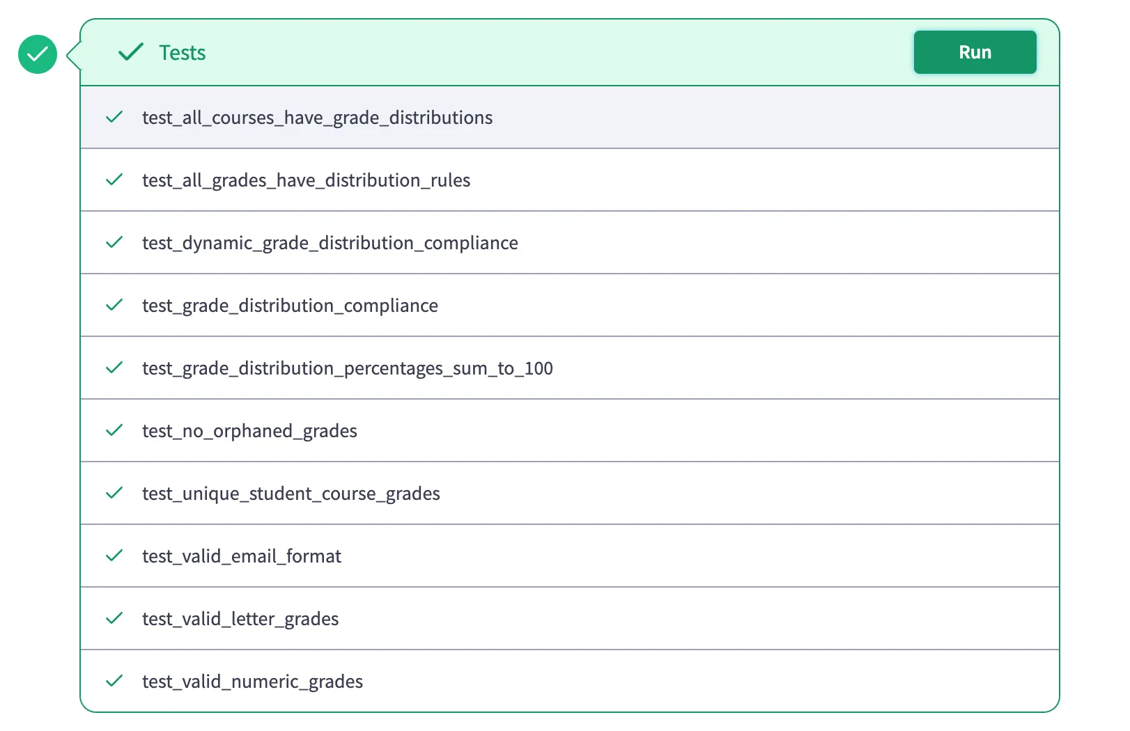 Run Tests Merge Success