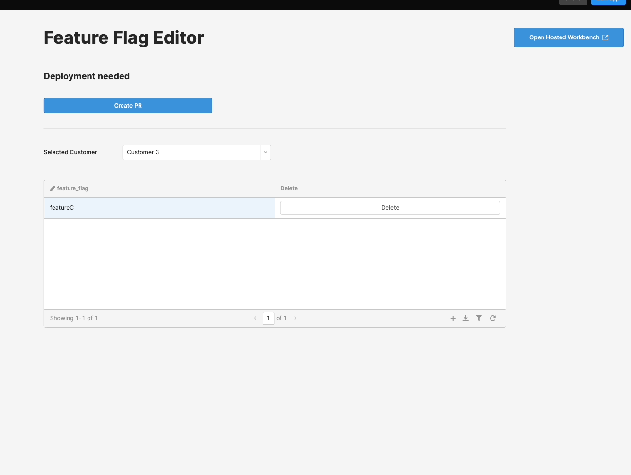 delete the feature flag