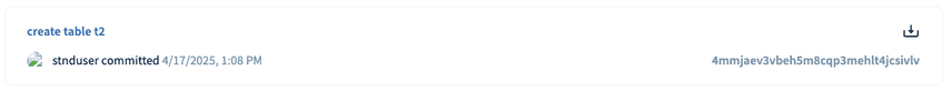 Stduser commit on DoltHub