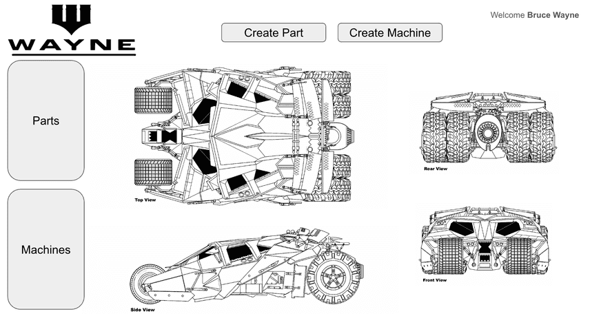 Example App Diagram