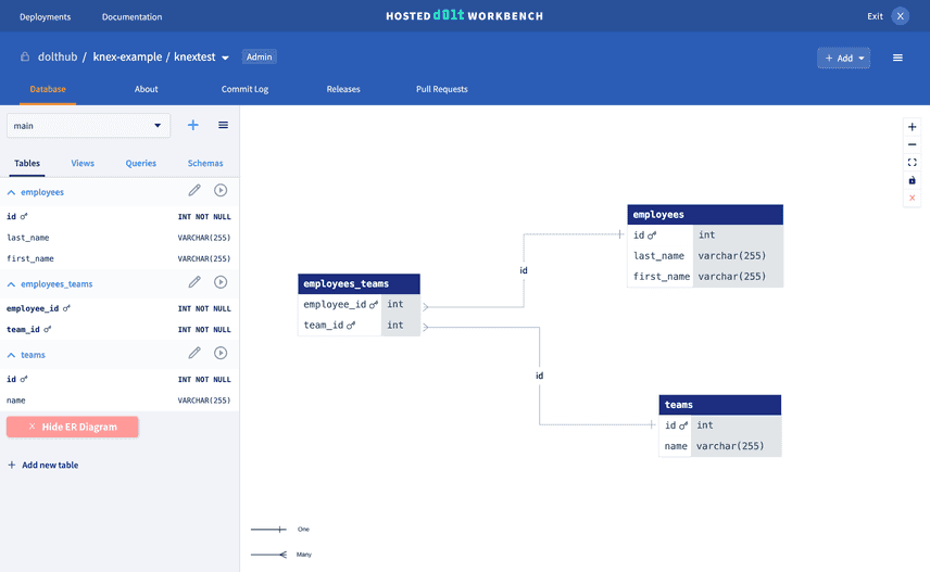 Hosted ER Diagram