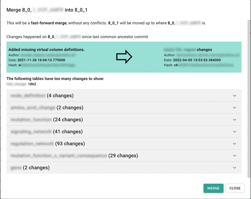 Merge Diff