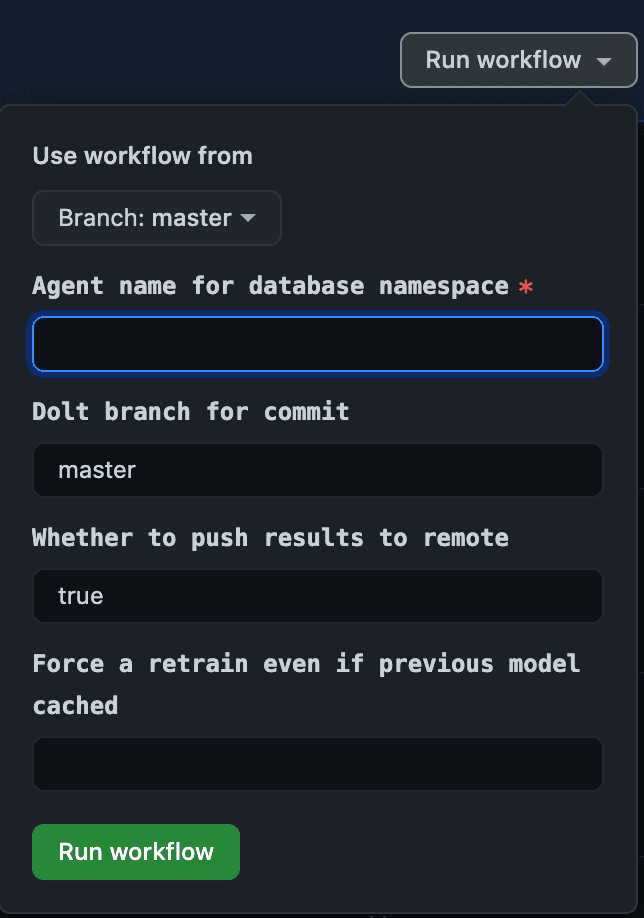 max ga run workflow