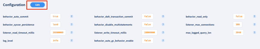 Edit Deployment