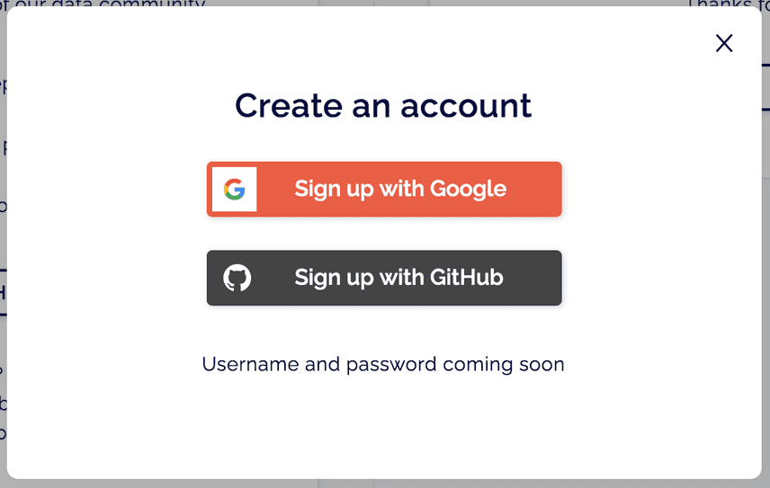 GitHub Sign Up