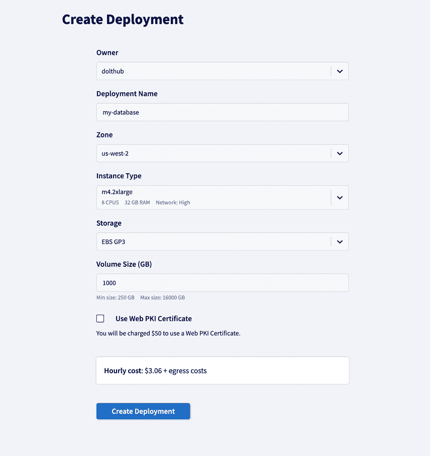 Create a Deployment