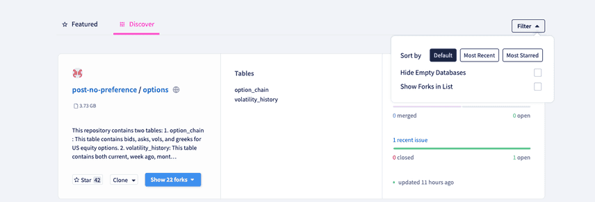 change sorting method