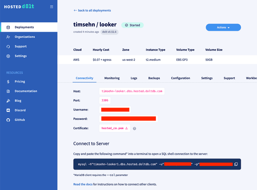 Looker Hosted Connectivity