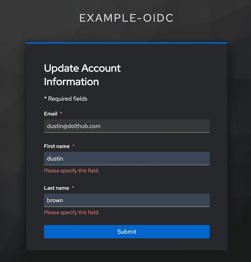 Keycloak user details