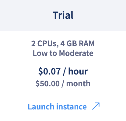 Trial Pricing