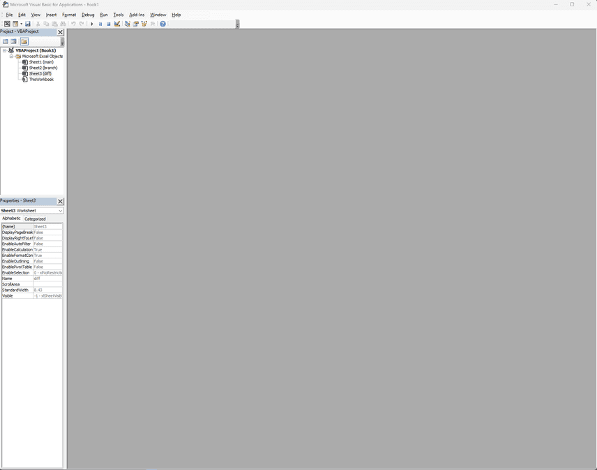 Empty VBA