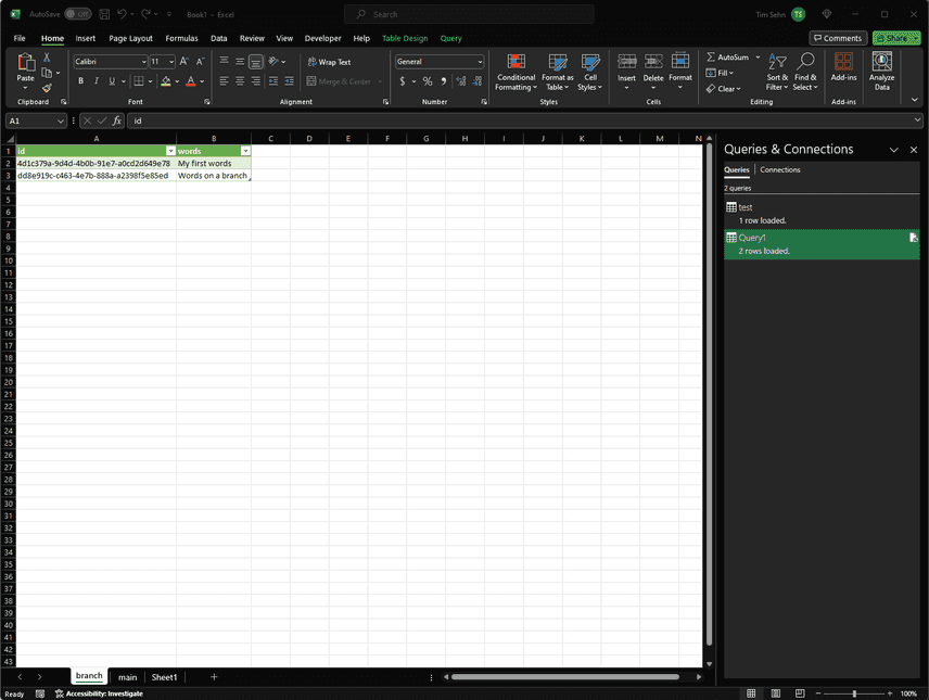 Excel Sheet