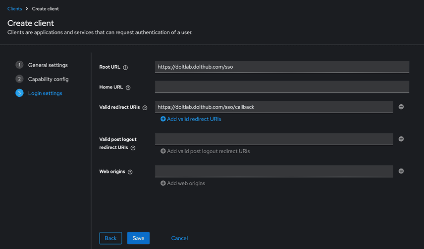 oidc create client 3