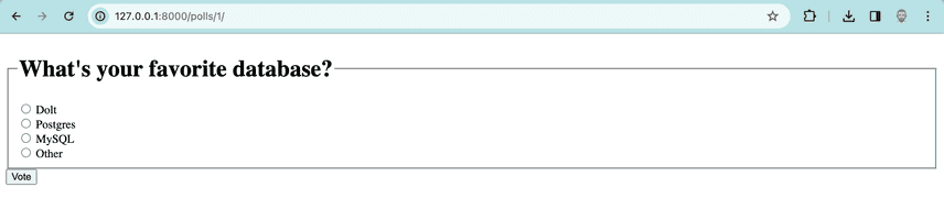 Django Sample Application