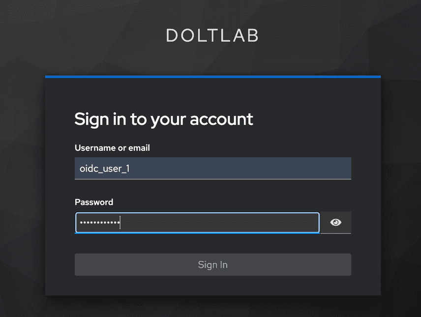 oidc sign in redirect