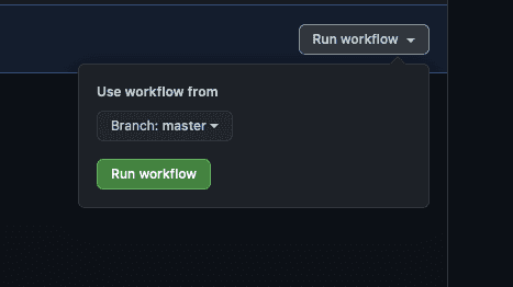 Workflow Dispatch