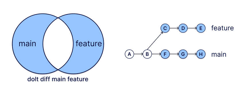 Diff venn diagram and graph