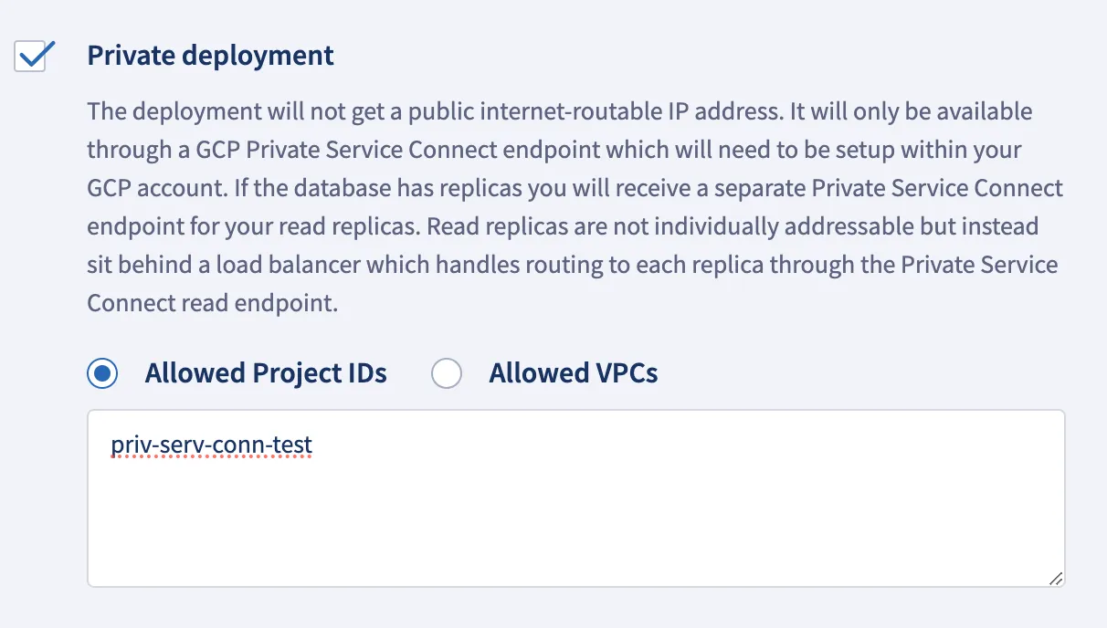Create Deployment